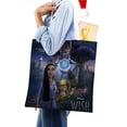 thumbnail image 4 of Wish Disney Movie Bolso de tela con estampado de lienzo para mujer, bolsa de compras reutilizable y estética, con cremallera interior, regalo para mujer,40*40cm., 4 of 6