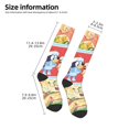 thumbnail image 2 of Masiiu Bluey Print Adult Crew socks, Comfortable Novelty Colorful Patterned, Breathable, Stylish Colorblock for Men Women, 2 of 6