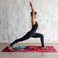 thumbnail image 6 of Flower Yoga Blanket with Storage Bag, 72.8"x26.8", Suitable for Yoga, Pilates, Fitness, Gym Towels, Yoga Towels, Yoga Mat Towel, 6 of 6