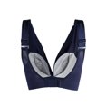 thumbnail image 2 of INSPIRE CHIC Women's Ruched Front Plus Size Full Coverage Padded Cami Bra Navy Blue 42/95 Fit 38C, 2 of 6