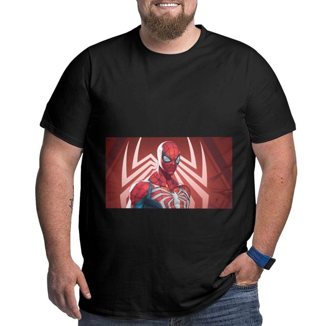 Spider-Man Men's Short Sleeve Plus Size T-Shirt