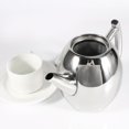 thumbnail image 3 of Garosa Durable Stainless Steel Teapot Coffee Pot Kettle With Filter Large Capacity, Teapot, Stainless Steel Water Jug, 3 of 8