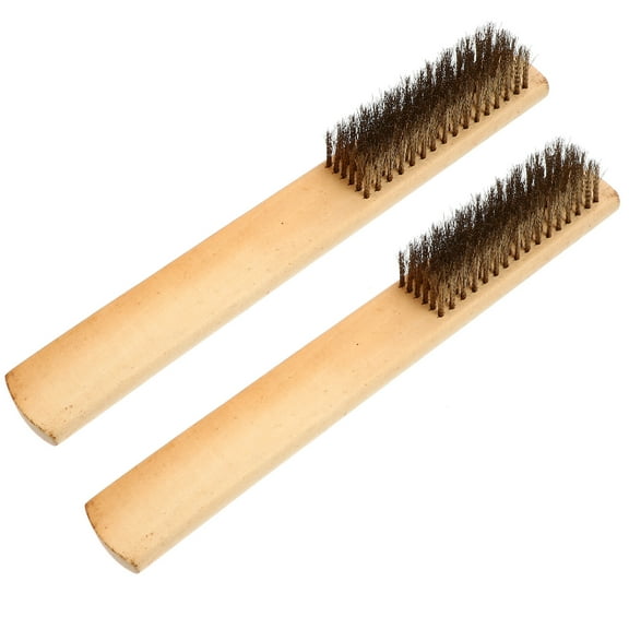 TOYMYTOY File Cleaning Tool File Brush Wood Rust Removal Craftsmen Workshop Use 2Pack