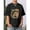 Black, variant on T-shirt Short-sleeved for Children From 7 To 16 Years Old, 100% Pure, Strong Round Neck, Breathable And Cool Fabric, Available In 4 Colors, Perfect For School, Sports and Daily Use