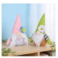 thumbnail image 5 of Cute Flower Decor Gnome Plush Ornament, Dwarf Stuffed Doll No - Face Old Man Figurine, Home Decor Accent For Shelf Tabletop, 5 of 6