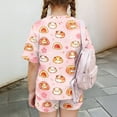 thumbnail image 7 of Grblisyd Girls Summer Outfits 2 Piece Set Short Sleeve Crew Neck Shirts and Elastic Waist Shorts Sets Kids Cute Animal Print Clothes 7-8 Y, 7 of 7