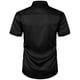 thumbnail image 5 of pstuiky Camisas de manga corta para hombre, Camisa informal de manga corta con solapa y botones de color liso para fiesta de baile para hombre camisas casuales para hombre xxxxl, 5 of 8