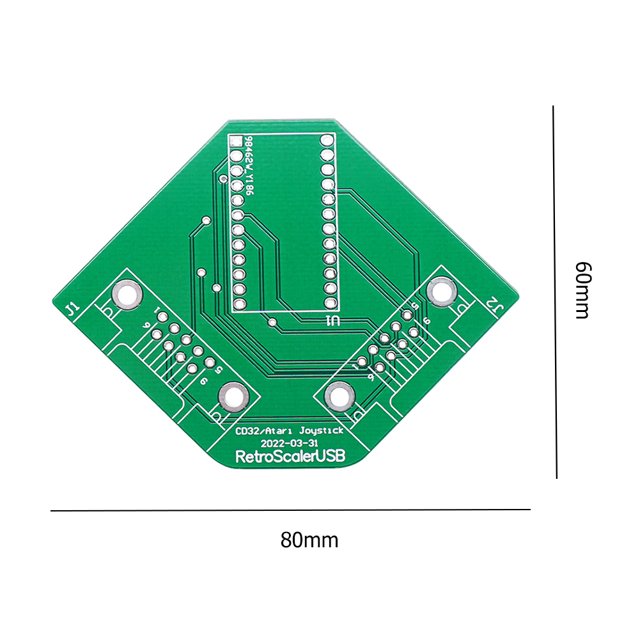 Accesorios del adaptador del mango del adaptador del controlador para CD32 Atari (para CD32 Atari) Ehuebsd Para estrenar