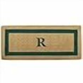 thumbnail image 3 of Nedia Home 02077R Single Picture - Green Frame 24 x 57 In. Heavy Duty Coir Doormat - Monogrammed R, 3 of 4