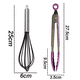 thumbnail image 2 of Juego de 2 utensilios de cocina de cocina, utensilios de cocina resistentes al calor para cocinar con utensilios de cocina antiadherentes, 2 of 5
