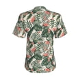 thumbnail image 3 of Uemuo Palm Trees and Tropical Printed Women's Classic V-Neck T-Shirt - Soft, Breathable, Moisture-Wicking, Perfect for Casual, Office, Travel, and Everyday Wear-Small, 3 of 5