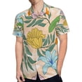 thumbnail image 4 of High Quality Hawaiian Shirts for Men Short Sleeve Aloha Beach Shirt Floral Summer Casual Button Down Shirts Blouses FCEXAP, 4 of 7