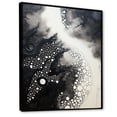 thumbnail image 2 of Designart "The Monochromatic Flow Of Coral Rivers II" Coastal Coral Under Water Floater Framed Canvas Prints, 2 of 5