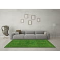 thumbnail image 3 of Ahgly Company Indoor Square Abstract Green Modern Area Rugs, 6' Square, 3 of 4