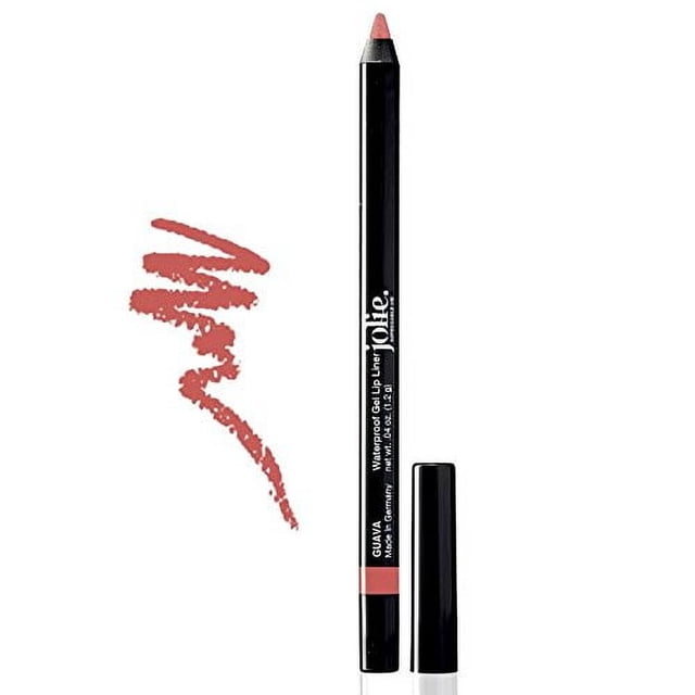 Jolie Cosmetics Delineador de labios en gel resistente al agua, súper suave y de larga duración (guayaba)