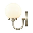 thumbnail image 4 of Elk Home 5.5-Inch Wide Fairbanks Sconce, Contemporary, Brushed Nickel, 4 of 5