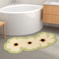 thumbnail image 2 of Injueey Alfombra de baño redonda suave y gruesa, alfombrillas de ducha cómodas y antideslizantes para el fondo interior de la ducha Juegos de accesorios de baño azul 45X100cm, 2 of 6