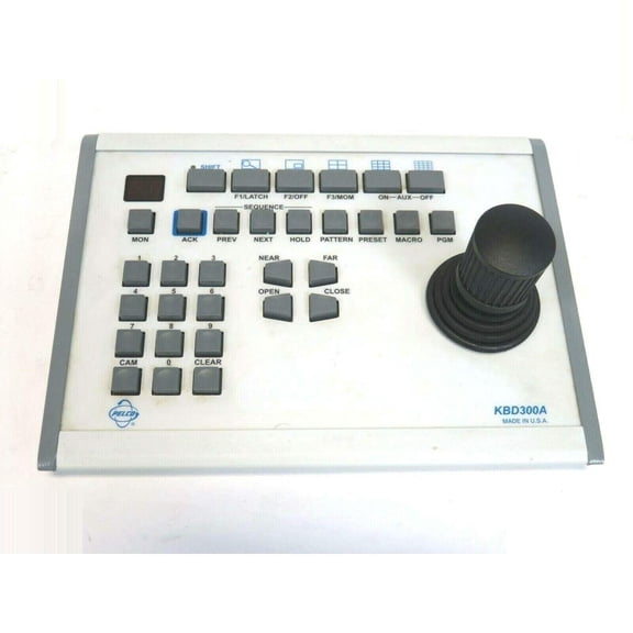 Pelco KBD300A Security Camera PTZ Control Joystick Keyboard Ver 5.70 Rev A0
