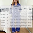 thumbnail image 2 of BXJX Girls Outfit Sets, Soft 2 Piece Long Sleeve Button‑Front Fall Winter Loungewear Sets Dark Blue Size 5-6 T, 2 of 7