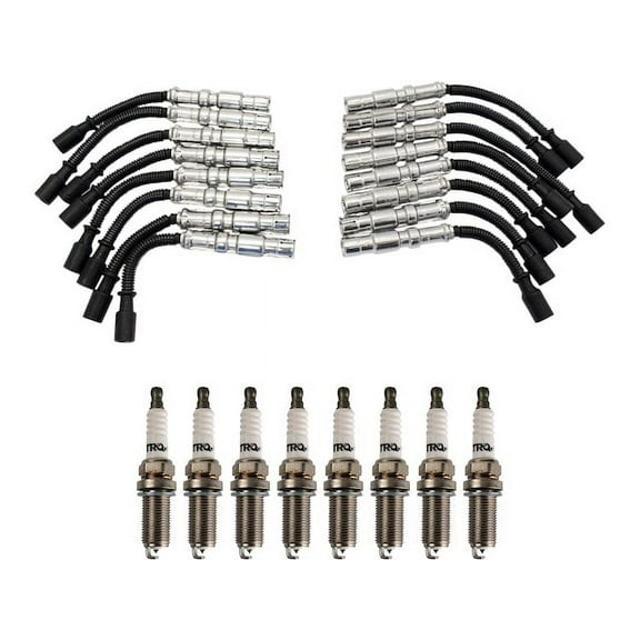 Spark Plug Wire Set with Spark Plugs - Compatible with 2003 - 2006 Mercedes-Benz E500 2004 2005