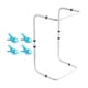 thumbnail image 3 of Elevador de mantas ajustable,Elevador de mantas ajustable para pies de aleación de aluminio,Soporte de barra elevadora de mantas Soporte de barra elevadora de mantas,Soporte para mantas de, 3 of 8