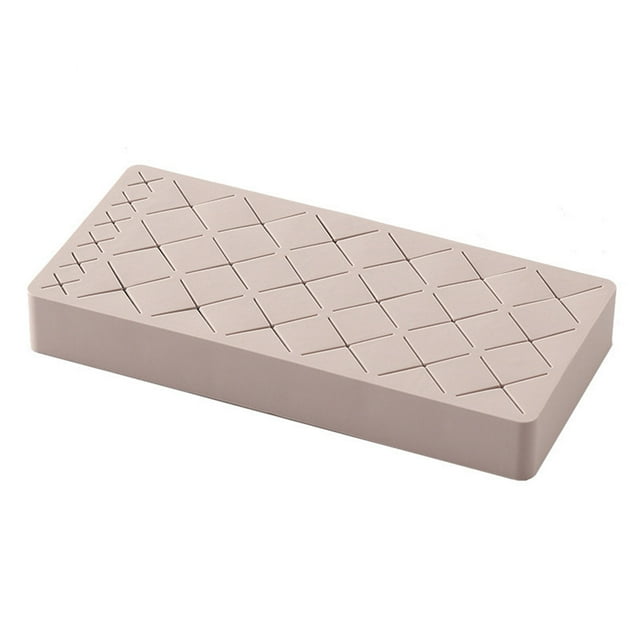 CSChome Boîte de Rangement pour Rouge à Lèvres Boîte de Rangement pour Rouge à Lèvres – 8/18/28 Compartiments Grande Capacité Support de Pinceaux de Maquillage en Silicone Fournitures Ménagères