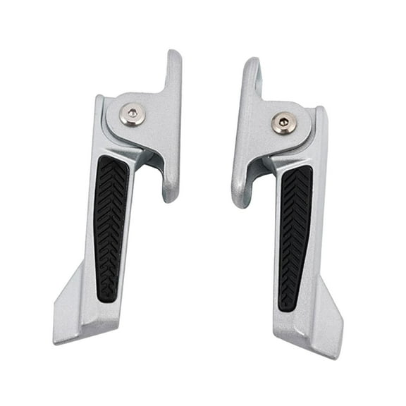 funtasica 2 Pieces Motorcycle Rear Pedals Electric Bikes Foldable Foot Peg Pedals Portable Professional Accessories for E-bike Foot Pegs