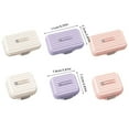 thumbnail image 5 of Aellinatey Small Pills Organizer Travel Pills Box with 7 Compartments Medication Case, 5 of 19