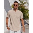 thumbnail image 3 of COOFANDY Men's Polo Shirt Golf Quick Dry Cotton Polos Short Sleeve Tees Athletic Tactical Collared Summer T-Shirt, 3 of 7