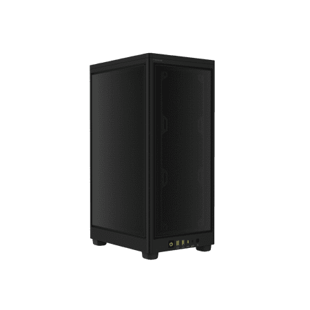 CORSAIR iCUE 2000D RGB AIRFLOW Mini-ITX PC Case - Black - Mini-ITX Form-Factor - Steel Mesh Panels iCUE Lighting Node CORE Controller