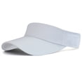 thumbnail image 2 of Sports Sun Visor Hats Twill Ball Adjustable Sport Headband Sun Sports Caps Outdoor Tennis Running Beach Hat for Men Women, 2 of 3