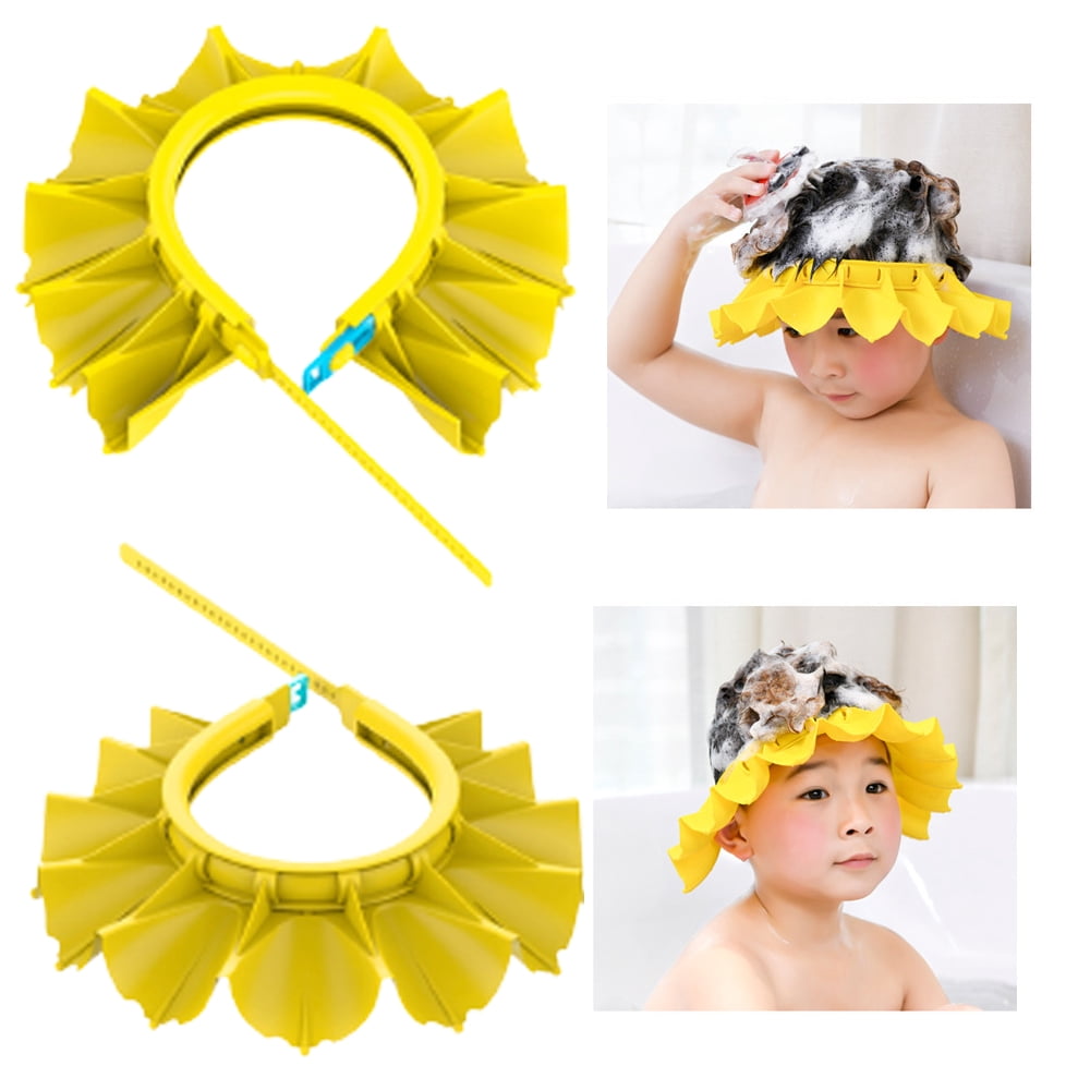 HAOAN Baby Shower Cap Adjustable Baby Kids Shampoo Bath Bathing Shower