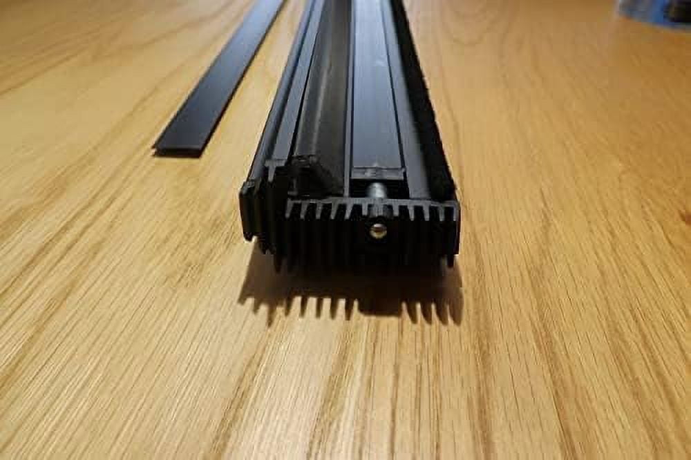 T - Astragal for Sealing Double Door (Black , 96")