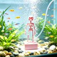 thumbnail image 6 of Clearance Halloween Dancing Skeleton Aquarium Bubbler, Action Skeleton Aquarium Ornament, Fish Aquarium Decor, Air-Driven Moving Skeleton Fish Tank Bubbler Decoration for Fresh & Saltwater Aquariums, 6 of 9