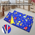 thumbnail image 2 of Primlect Tapete para Siesta, Saco de Dormir de 55" x 22" x 3" con Zíper, Almohada Removible y Cobija, para Guardería, 2 of 6