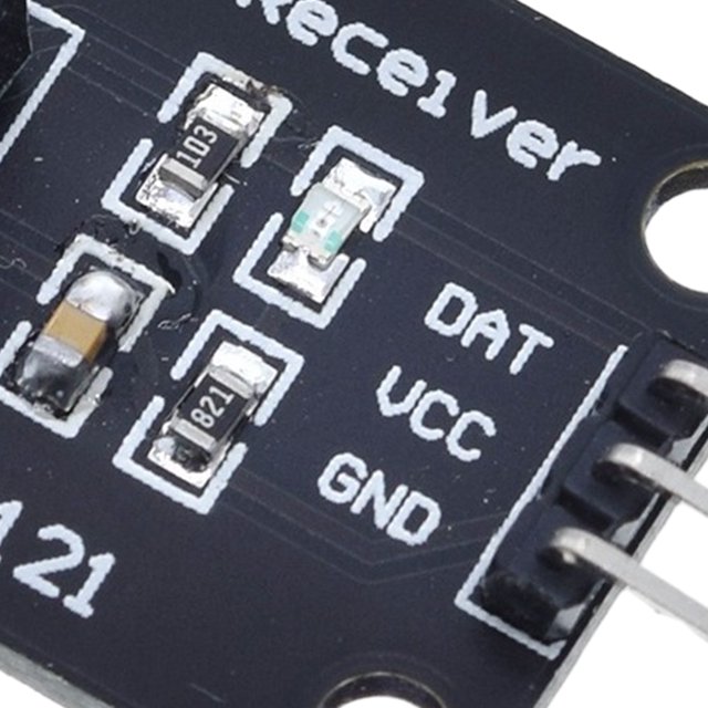 Módulo de sensor de receptor infrarrojo IR digital de 38 kHz Módulo de sensor IR de 5 V para Arduino