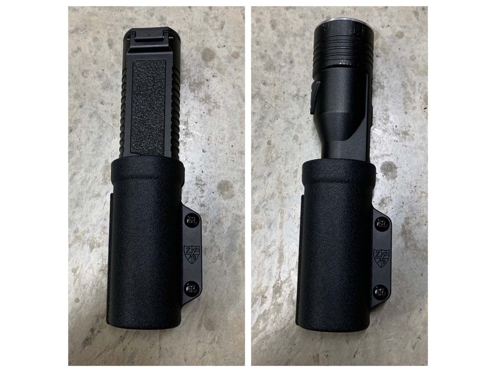 Zero9 Flashlight Case Holster, Stinger 2020, Tek-Lok, Basketweave