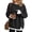 202#Black, variant on Women Crewneck Sweatshirts Long Sleeve Loose Fit Fall Pullover Tops | Faux Layered, Drop Shoulder, Chic Clothes Sky Blue S