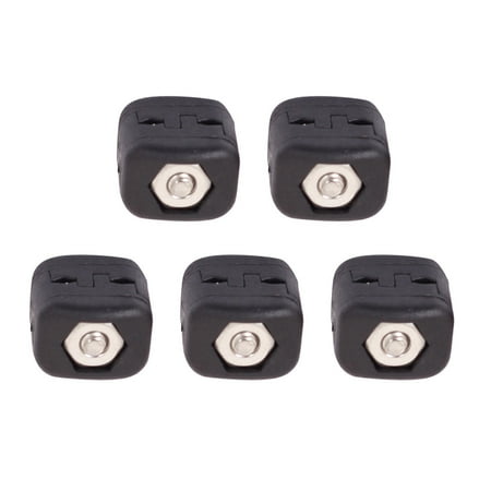 SIEYIO 5Pcs Compound Bows Fastener Clip Drop Away Arrows Rest Clamp Buckle Plastic Cable Fastener Clip Outdoor Hunting Accessory