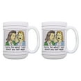 thumbnail image 1 of ThisWear Funny Quotes Mug Set Sorry for What I Said About You 2 Pack Gift 15oz Coffee Mugs, 1 of 4