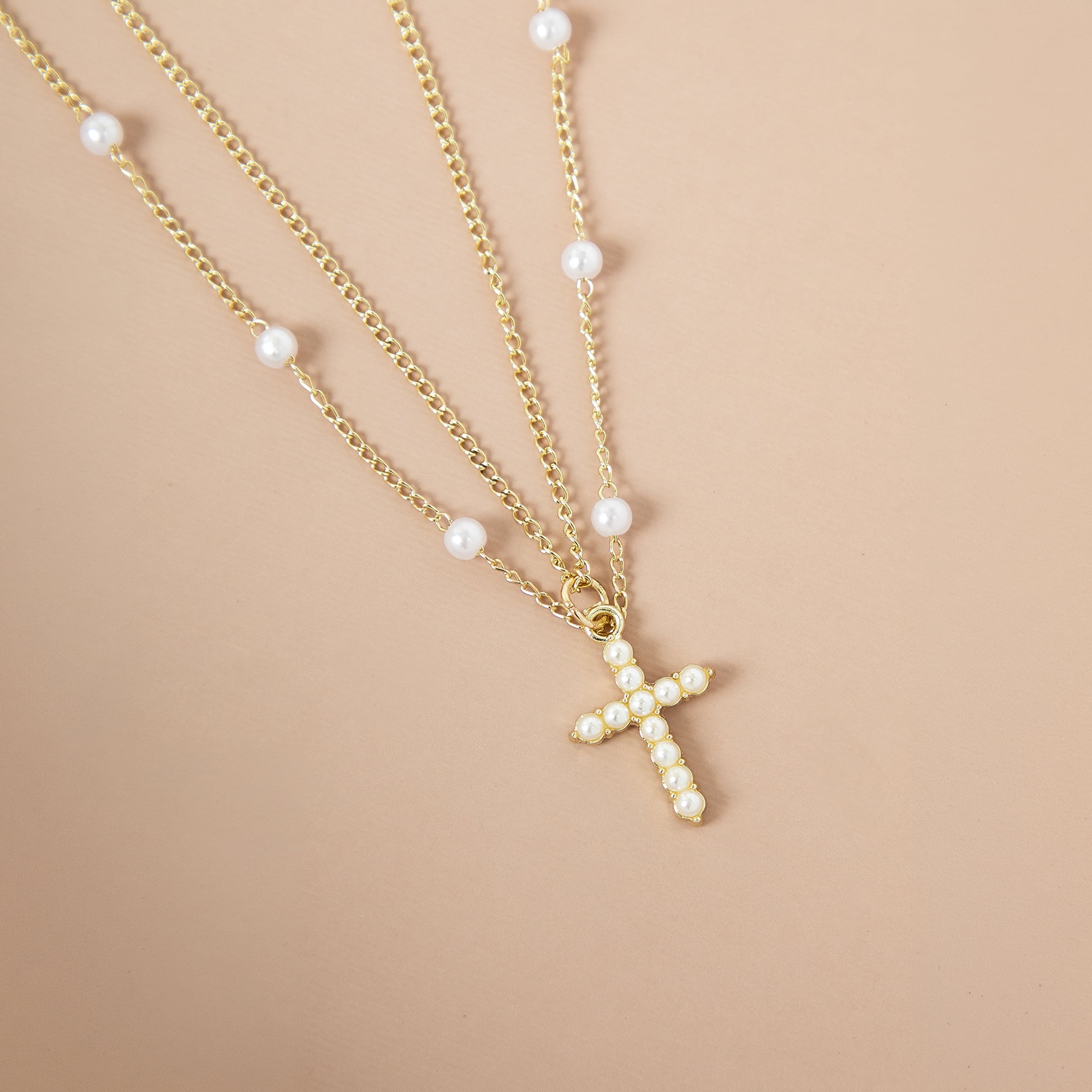 CousinDIY Charm Rhinestone Crosses, 6 Pieces, Silver Tone Religious Jewelry Making Charms