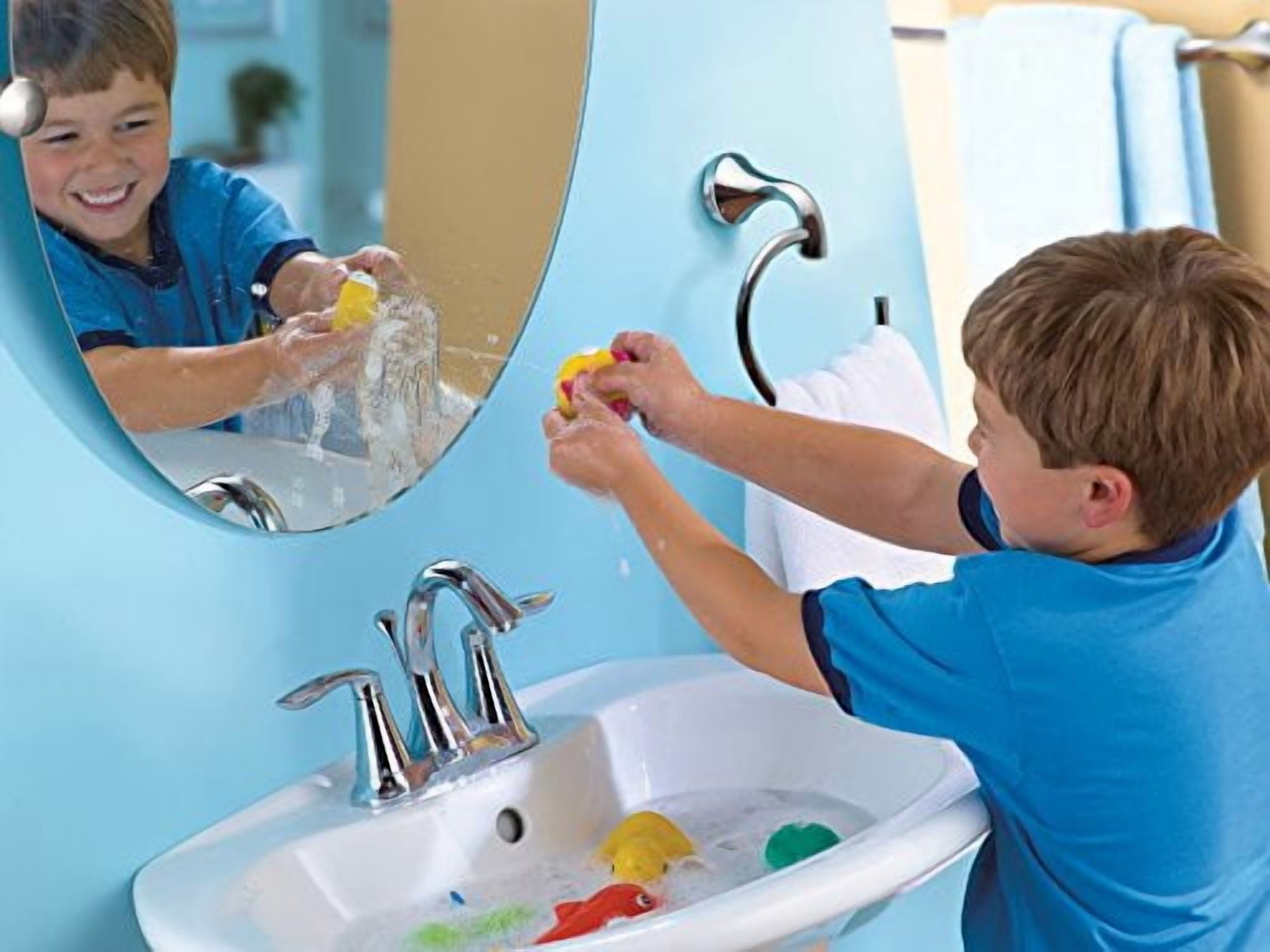 Moen 6410 Eva Two-Handle High Arc Bathroom Faucet