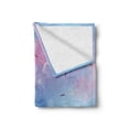 thumbnail image 2 of Dandelion Soft Flannel Fleece Throw Blanket, Bokeh Background Flower with Wind Blowing Gardening Plants, Cozy Plush for Indoor and Outdoor Use, 50" x 70", Sky Blue Pale Pink Green, by Ambesonne, 2 of 6