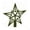 Green, variant on 7.8 Inch Red Velvet Christmas Tree Topper Star Holiday Ornament |Hollow-out Star Design, Festive Centerpiece for Seasonal Decorating, Adds Elegant to Home