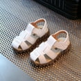 thumbnail image 3 of WMTBSRSW 15M-8Y Toddler Little Kid Boys Girls Summer Shoes Lightweight Soft Sole Closed-Toe Non-Slip Outdoor Athletic Sandals, 3 of 5