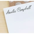 thumbnail image 3 of Printtoo Personalized Red Self Inking Custom Custom Signature Rubber Stamper-58 x 22 mm, 3 of 6