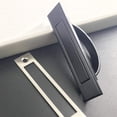 thumbnail image 3 of 4 manijas de puerta empotradas giratorias de 180° (negras), 3 of 5