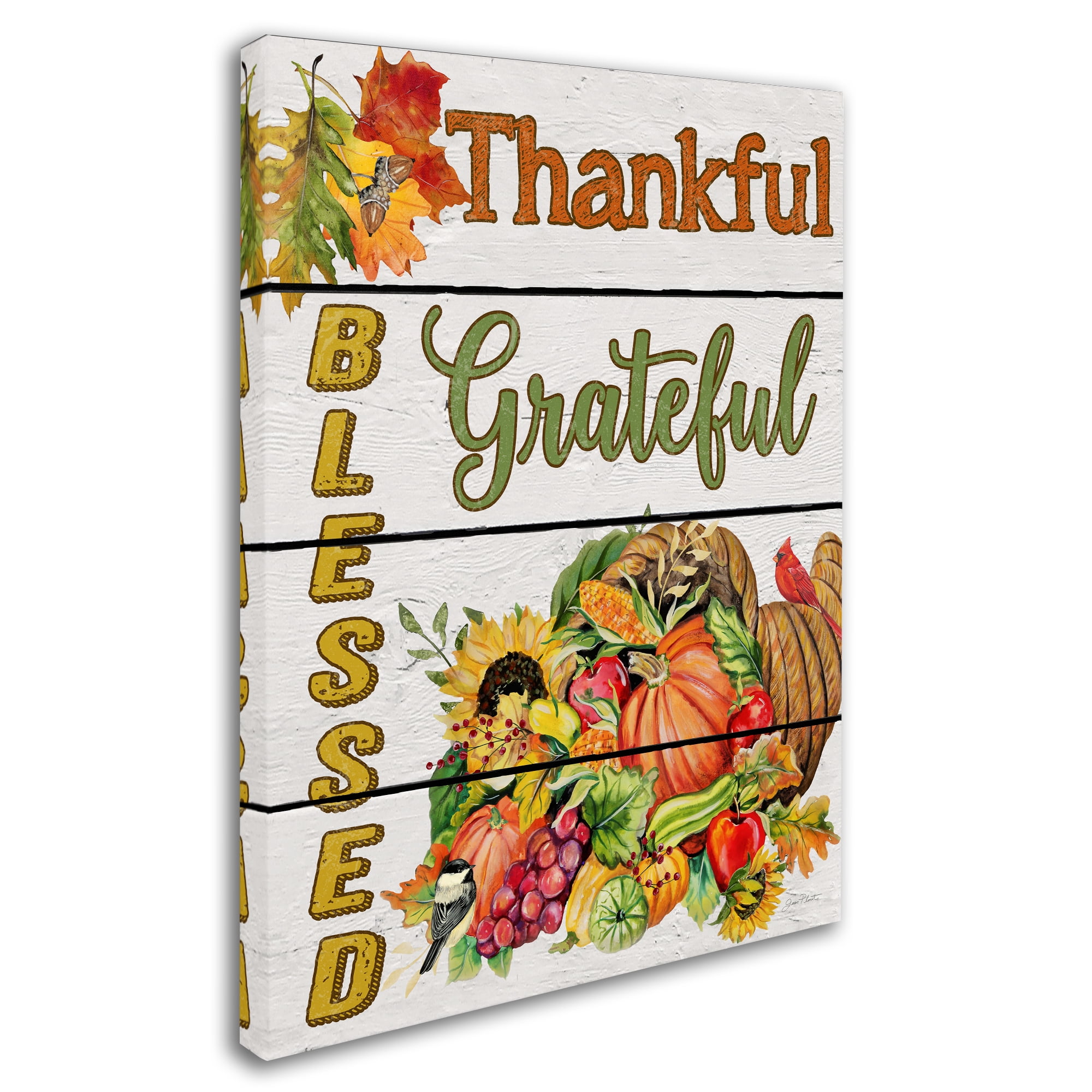 Trademark Fine Art 'Thanksgiving 11' Canvas Art by Jean Plout