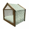 thumbnail image 2 of Southwestern Pet House, Cactus Pattern with Agave Saguaro Prickly Pear Succulent Plants and Tumbleweed, Outdoor & Indoor Portable Dog Kennel with Pillow and Cover, 5 Sizes, Multicolor, by Ambesonne, 2 of 5