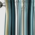 thumbnail image 3 of Designart "Striped Pattern Of Classic Blue Elegance" Striped Blackout Curtain Panels, 3 of 4